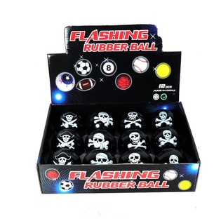 PALLINA RIMBALZINA PIRATI SENZA LUCE IN DISPLAY (12 pz.)