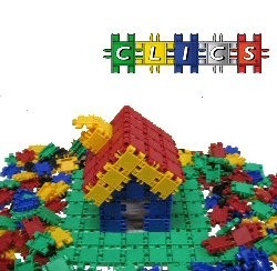 BLOCCHI DA COSTRUZIONE CLICS (1100 pz)