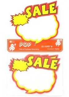 CARTELLI PER OFFERTE - MODELLO 3 (10 pz.)