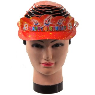 6 CAPPELLINI DI COMPLEANNO A SPIRALE IN BUSTA (6 pz.)
