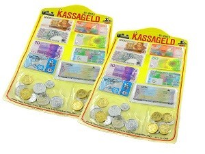 BANCONOTE DI SOLDI GIOCATTOLO (12 pz.)