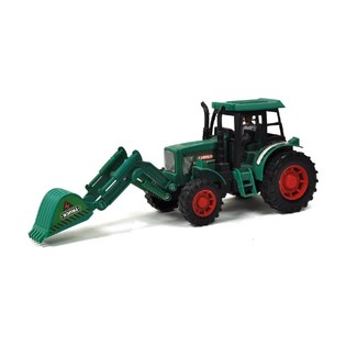 GRANDE TRATTORE GIOCATTOLO CON ESCAVATORE IN DISPLAY (9 pz.)