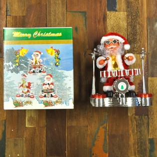 BABBO NATALE CON BATTERIA (2 pz.)