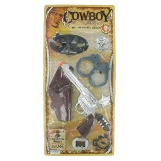 Grande Set da Cowboy su Scheda (6 pz.)