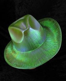 Cappello da Cowboy con Glitter - Verde (6 pz.)