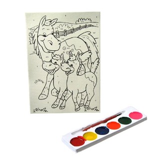 SET DISEGNO DA COLORARE CON ACQUERELLI (12 pz.)