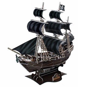 Puzzle 3D - Vascello Pirata The Queen Anne's Revenge