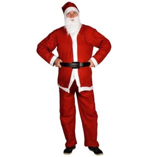 Vestito da Babbo Natale 5 pezzi