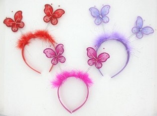 DIADEMA CON FARFALLE (12 pz.)