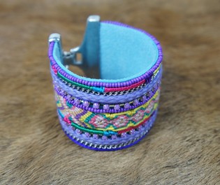 Braccialetto di Lusso Viola (1 pz)