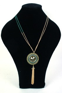 Collana Verde con Pendente (1 pz)