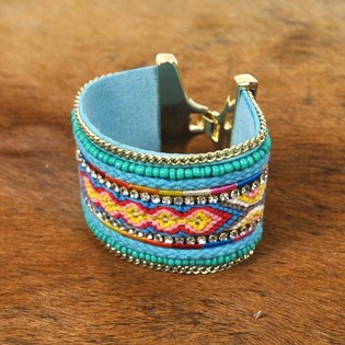 Bracciale di Lusso Turchese stile Ibiza (1 pz)
