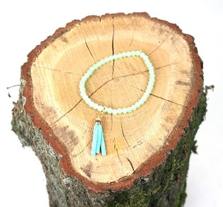 Braccialetto Stile Ibiza Blu/Verde (1 pz.)
