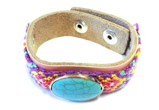 Braccialetto di Lusso Rosa Stile Ibiza (1 pz.)