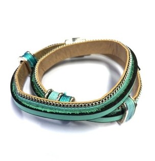 Braccialetto di Lusso Turchese Stile Ibiza (1 pz)