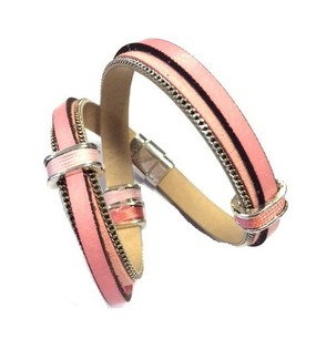 Braccialetto di Lusso Stile Ibiza Rosa (1 pz)