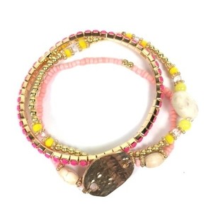 Bracciale a 3 Strati Stile Ibiza (1 pz)