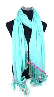 Sciarpa Stile Ibiza Turchese (1 pz.)