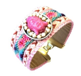 Bracciale Rosa Buddha (1 pz)