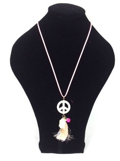 Collana Stile Ibiza Salmone Peace Buddha (1 pz)