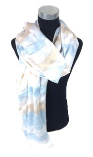 Sciarpa Stile Ibiza Blu/Crema (1 pz)