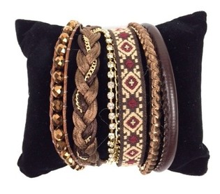Braccialetto Stile Ibiza Marrone (1 pz.)