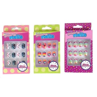 Unghie finte adesive per bambini (12 pz.)