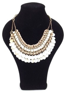 Collana Crema Rosa Stile Ibiza (1 pz)