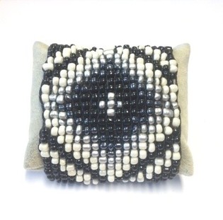 Braccialetto Azteco Nero/Crema (1 pz)