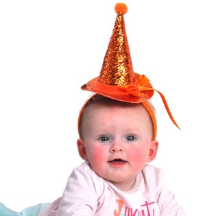 Cerchietto con Cappello Arancione (12 pz.)