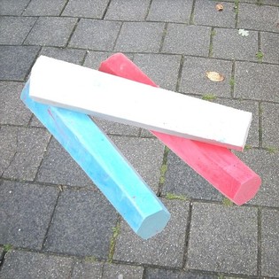 Gessi Giganti da Lavagna/Asfalto 3 Pezzi (12 set)