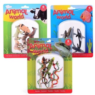 Animali Giocattolo su Blister (7 pz.) - Stock per Rivenditori