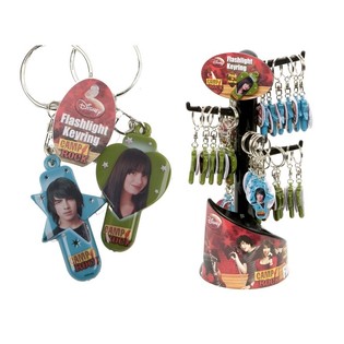 PORTACHIAVI LUMINOSO CAMP ROCK IN ESPOSITORE (36 pz.)