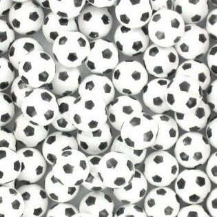 PALLINA RIMBALZANTE CALCIO 3 CM (100 pz.)