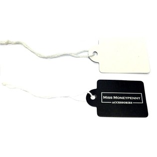 Etichetta per Gioielli "Miss Moneypenny" con Cordoncino (100 pz)