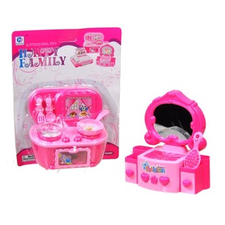 SET DI GIOCO HAPPY FAMILY SU SCHEDA (3 pz.)