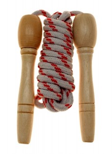 Corda per saltare in legno (25 pz.)