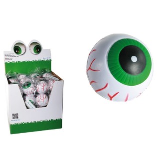 Grandi Palline Rimbalzanti Morbide con Occhi, &Oslash;6cm (48 pz.)