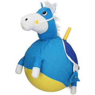 PALLA PER SALTARE CAVALLO JOLLY JUMPER - BLU