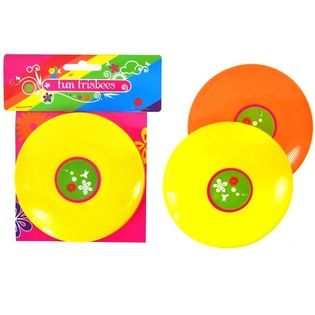 2 piccoli frisbee in busta (12 pz.)