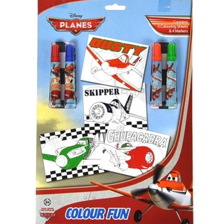 Set da disegno DISNEY PLANES 8 pezzi (24 pz.)