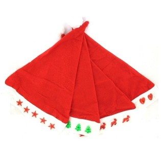 PACCHETTO ASSORTITO CAPPELLI DI NATALE LUMINOSI (12 pz.)
