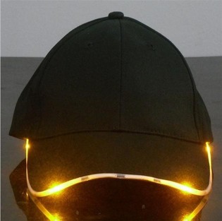 CAPPELLINO LED LUMINOSO / PARTY CAPS - COLORE: ARANCIONE (12 pz.)