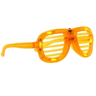 OCCHIALI SHUTTER SHADES CON ILLUMINAZIONE - COLORE: GIALLO (12 pz.)