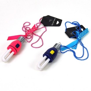 Lampada colorata su catenella con fiocco (12 pz.)