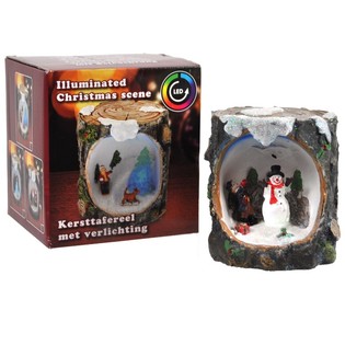 PAESAGGIO NATALIZIO CON ILLUMINAZIONE LED (6 pz.)