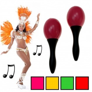 Set di 2 Maracas 14 cm (20 set)
