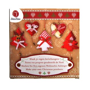 Set Fai da Te 5 Decorazioni Natalizie - Modello 2 (6 pz.)