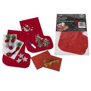CREA LA TUA CALZA DI NATALE (6 pz.)