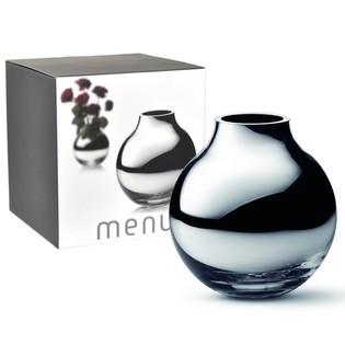 MENU Vaso Rotondo Argento | Vaso a Sfera di Lusso B2B